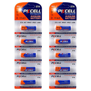 Щелочная батарея pkcell 12v a27 27a l828 сухие ячейки для электроники - Product Image 5