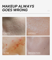 BB Cream Foundation Cair Berkualitas Tinggi, Alami, Mencerahkan, Full Coverage, Tahan Lama, Melembapkan, Pemutih Mutiara