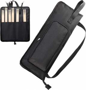 Bolsa para Baquetas con Correa de Hombro Cruzada, Bolsa para Baquetas con Bolsillos de Gran Capacidad, Estuche Portátil para Baquetas - Product Image 1