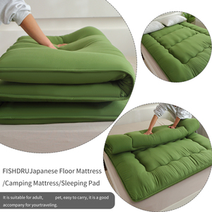 Materasso Futon Tatami in Memory Foam Trapuntato Easyum 137x203cm 152x203cm Full Queen, 200TC, Per Tutte le Stagioni, Lavabile in <span class=keywords><strong>Lavatrice</strong></span>, <span class=keywords><strong>Tappetino</strong></span> per Letto Domestico - Product Image 5