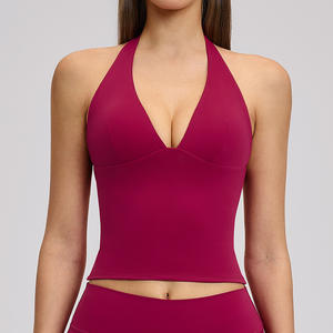 Nuevo Top sin Mangas 2026, Chaleco de Yoga con Cuello en V, Alta Elasticidad, Espalda Descubierta, Chaleco Deportivo para Mujer, para Fitness al Aire Libre - Product Image 4