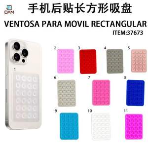 Supporto per cellulare rettangolare VENTOSA con ventosa per il retro del telefono - Product Image 2