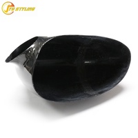 Coque de rétroviseur latéral en fibre de carbone à coller, accessoires extérieurs, support ODM OEM pour BMW E46 M3 2001-2006