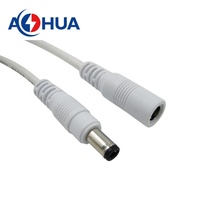 Câble d'alimentation cc 5.5x2.1mm, prise jack femelle, connecteur 12v cc mâle femelle avec câble d'alimentation