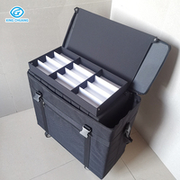Valise d'affichage de lunettes de chariot 120PCS; Armoire de rangement de lunettes de soleil EVA; Stockage d'affichage de lunettes