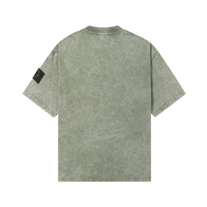 T-shirt Unisex Casual con Design a S, Collo Tondo, Manica Corta, Effetto Usurato e Lavato - Product Image 6