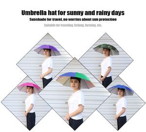 Wholesale Head-mounted <b>Hat</b> Umbrella for Tea Picking and Fishing Advertising Gift Umbrella Sun <b>Hat</b> Umbrella with Custom logo - Product Image 2