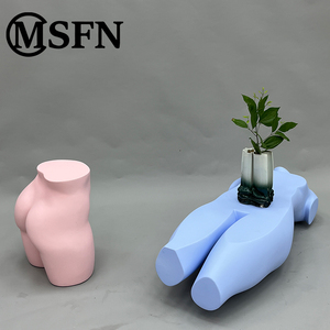 MSFN Design Original Organique Sculptural Art Moderne FRP Table Basse Accent Meubles pour Salon Meubles De Maison - Product Image 5