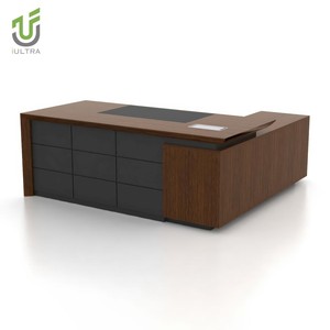 Bureau <span class=keywords><strong>de</strong></span> direction traditionnel en acajou sculpté IULTRA Table <span class=keywords><strong>de</strong></span> PDG royale <span class=keywords><strong>de</strong></span> luxe Style design moderne en <span class=keywords><strong>bois</strong></span> MDF MFC durable - Product Image 2