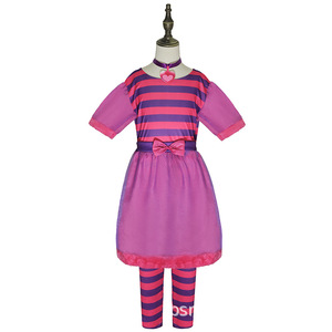 Costume de chat du <span class=keywords><strong>Cheshire</strong></span> Wizland pour filles, nouvelle arrivée 2024, pour Halloween, déguisements et jeux de rôle. - Product Image 5
