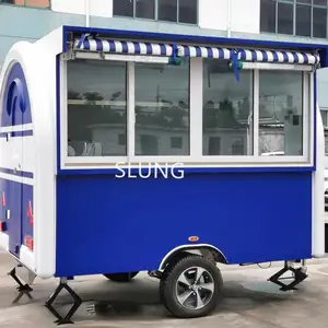 2020 Hot Sale Mobile Customized Food concession trailers kiosk food truck/ fast food camper caravan