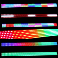 Ip67 étanche Dmx512 672pcs-rgb 0.3w 112pcs-blanc 3w Led barre d'éclairage extérieur de lavage de mur avec des lumières Dmx pour l'extérieur de bâtiment