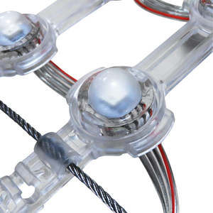 Bán Buôn 55Mm Pitch Dc12V Ws2815 20Mm Đầy Đủ Màu Sắc Linh Hoạt Trong Suốt Điểm Ảnh Ma Trận Lưới Hiển Thị Ngoài Trời Dẫn Điểm Ảnh Lưới Màn Hình - Product Image 2