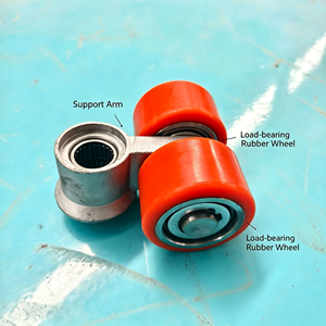 Roue pivotante pneumatique 8-10 pouces, rotation 360 degrés, robuste, avec frein, pour chariot, chariot à roulettes, kit complet, nouvelle version CE de qualité professionnelle - Product Image 5