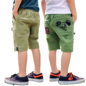 Short demi-enfant 8-12 ans, pantalon pour grand garçon, décontracté, droit, été, nouvelle collection - Product Image 1