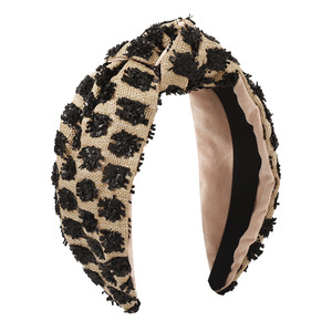Factory Direct Sale <strong>Hot</strong> <strong>Pink</strong> Knot <strong>Headband</strong> Ready to Ship Pleated Fabric Hairband for Woman - Product Image 3