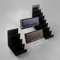 JIHONG Acrylique Multi-Couche De Stockage Présentoir Transparent Perspex Échelle Stand pour Portefeuilles Lunettes Téléphone Titulaire