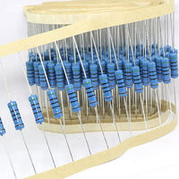 Resistores de Película Metálica Longwei de Alta Calidad 1/2W 1/8W 1/4W 1W 2W 5W