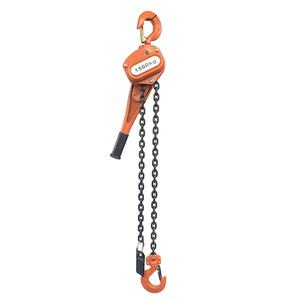 รอกโซ่เหล็กแบบแมนนวล ขนาด <span class=keywords><strong>0.75</strong></span> ถึง 9 ตัน ยาว 1.5 เมตร ทนทาน สำหรับยกของในอุตสาหกรรม - Product Image 1