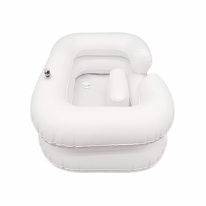 Lavacabezas de Cerámica para SPA Tailandés, Muebles de Peluquería, Camilla de Masaje Capilar con Lavabo, en Color Marrón, Gris y Verde - Product Image 1