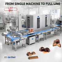 Machine automatique de dépose de chocolat en acier inoxydable avec remplissage central pour usine de chocolat