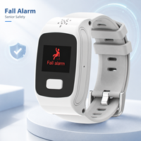Reloj Inteligente GPS 4G para Personas Mayores, Botón SOS, Alarma de Caídas, Monitor de Frecuencia Cardíaca y Presión Arterial, Resistente al Agua IP67, Reloj de Seguimiento para Adultos Mayores