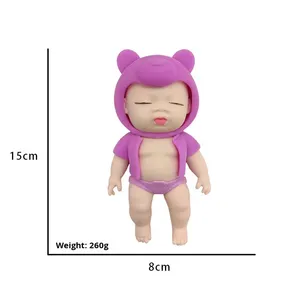 Figurine Ugly Cute Squishy à rebond lent, noire, en EVA, format paume, jouet à tirer, unisexe, pour 5 à 7 ans - Product Image 4