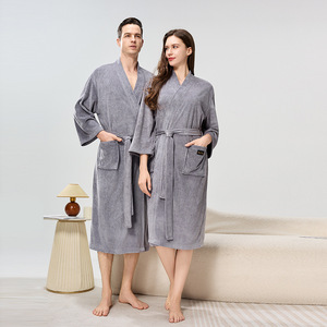 Set di Asciugamani e Accappatoi Morbidi <span class=keywords><strong>100</strong></span>% <span class=keywords><strong>Cotone</strong></span> per Coppie, Pigiami e Camicie da Notte per <span class=keywords><strong>Uomo</strong></span> e Donna - Uso Domestico - Product Image 1