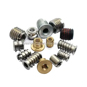 Tùy chỉnh Brass Threaded mở rộng Nut thép không gỉ Báo Chí trong chèn Nuts cho nhựa