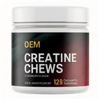 Comprimés à croquer de créatine monohydrate de qualité supérieure, améliorent les performances physiques, favorisent la croissance musculaire pour les culturistes, haute pureté