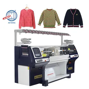 Прямые продажи с завода, компьютеризированная жаккардовая плоская полностью автоматическая вязальная машина для свитеров