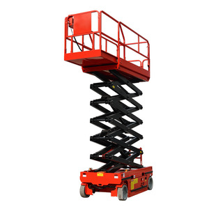 Plataforma de elevación aérea hidráulica portátil 6m 8m 10m 12m elevador de tijera elevador nueva condición Cable Sling para uso doméstico al por menor - Product Image 5