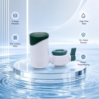 Purificateur d'eau de robinet ACF personnalisé avec logo, certifié NSF 42, 5 étapes, élimination du chlore, autonettoyant, pour comptoir, écologique