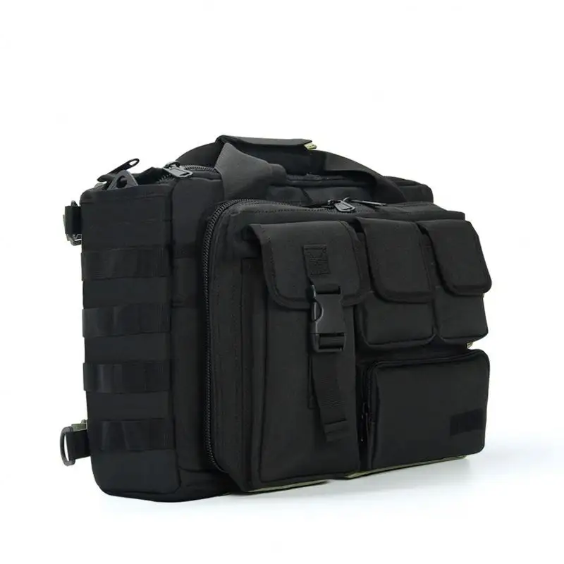 Ağır kamuflaj koruyucu 17 taktik laptop omuz askılı çanta