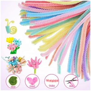 OEM/ODM DIY ลวดเชนิลล์ ลวดปุย ลวดทำความสะอาดท่อ สำหรับงานประดิษฐ์ พร้อมแท่งบิดเกลียว <span class=keywords><strong>ของเล่น</strong></span>เสริมพัฒนาการเด็ก งานฝีมือสร้างสรรค์ - Product Image 3