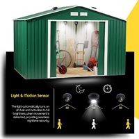 Lampu Toilet Tenaga Surya SHL-06 untuk Kandang Anjing 2W-5W Sensor Gerak 5000K IP65 Tahan Air untuk Kamar Mandi Luar Ruangan, Tempat Berlindung Hewan Peliharaan, Kandang Ayam