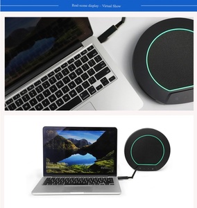 Haut-parleur sans fil avec micro omnidirectionnel à 360°, réduction du bruit, Full Duplex, vente en gros pour Zoom, Teams, <span class=keywords><strong>Skype</strong></span> - Product Image 6