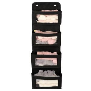 Multifunctional <b>Foldable</b> Door Storage Hanging Bag Cloth Storage Organiser with <b>Shoe</b> <b>Rack</b> for Walk-in Closet & Wardrobe - Product Image 1