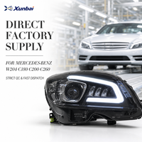Kit de modernisation de phares LED avec feux de jour DRL et clignotants séquentiels pour Mercedes Benz Classe C W204 C180 C200 C260