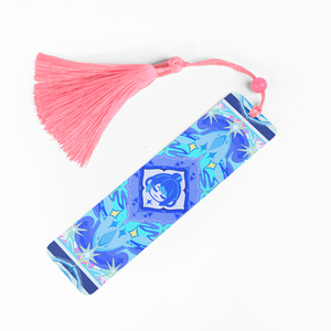 Low MOQ Eco-Friendly Anti-Slip Bone China Bookmark Souvenir Custom Cartoon Cute Book Mark