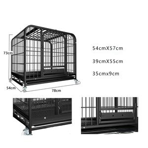 Vente en usine de cages pour animaux couleur noire treillis métallique soudé extérieur lourd chenils pour chiens cages et maisons pour animaux de compagnie - Product Image 4