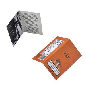 Carte de papier d'instruction de pliage de couleur Panton d'impression recyclable personnalisée pour l'emballage de produit - Product Image 3