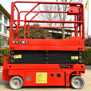 Mini vehículo autopropulsado de 320KG de fábrica, elevador de tijera de plataforma hidráulica Skyjack de rueda pequeña automotriz para coche - Product Image 4