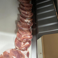Machine à trancher automatique pour viande fraîche, épaisseurs 5mm, 6mm, 8mm, 10mm, pour poitrine de poulet séchée et viande congelée