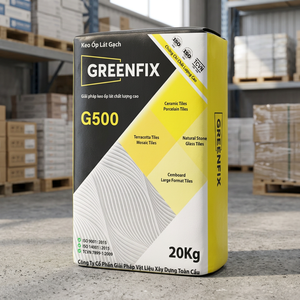 Adhésif pour carrelage GREENFIX G500, sac de 20 kg, pour carreaux de céramique et de porcelaine, usage construction - Product Image 3