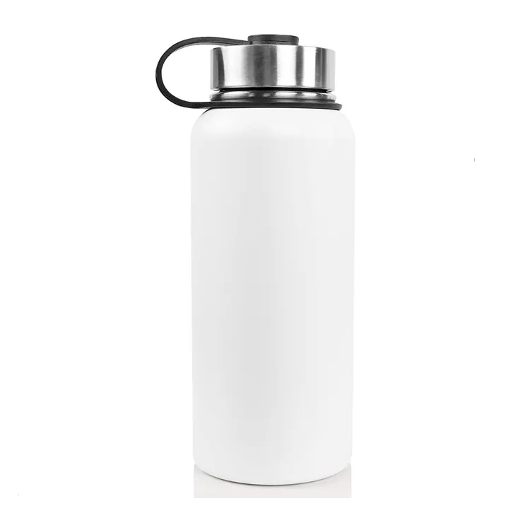 Top Seller 18/22/32/40/64/128 oz Double Wall Thermos Sublimation Stainless Steel Water Bottle with Straw