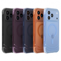 Coque de téléphone magnétique antichoc en TPU compatible pour iPhone 17/18 Pro Max avec fonction AI et protection des touches