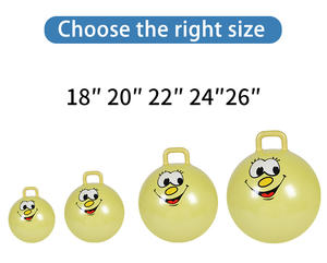 Palla Rimbalzante Arcobaleno da 22 Pollici con Maniglia per Bambini - Product Image 3