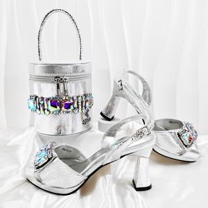 2025 otoño nuevos estilos zapatos y bolsos a juego monederos de lujo zapatos de tacón alto para mujer - Product Image 6