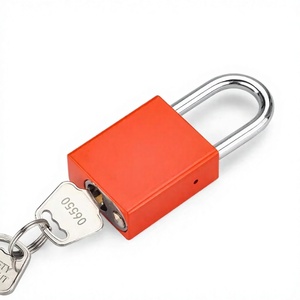Cadenas de sécurité compact personnalisé BOZZYS en alliage d'aluminium, anse en acier de 38 mm, verrouillage à clé, étanche, installation facile - Product Image 3